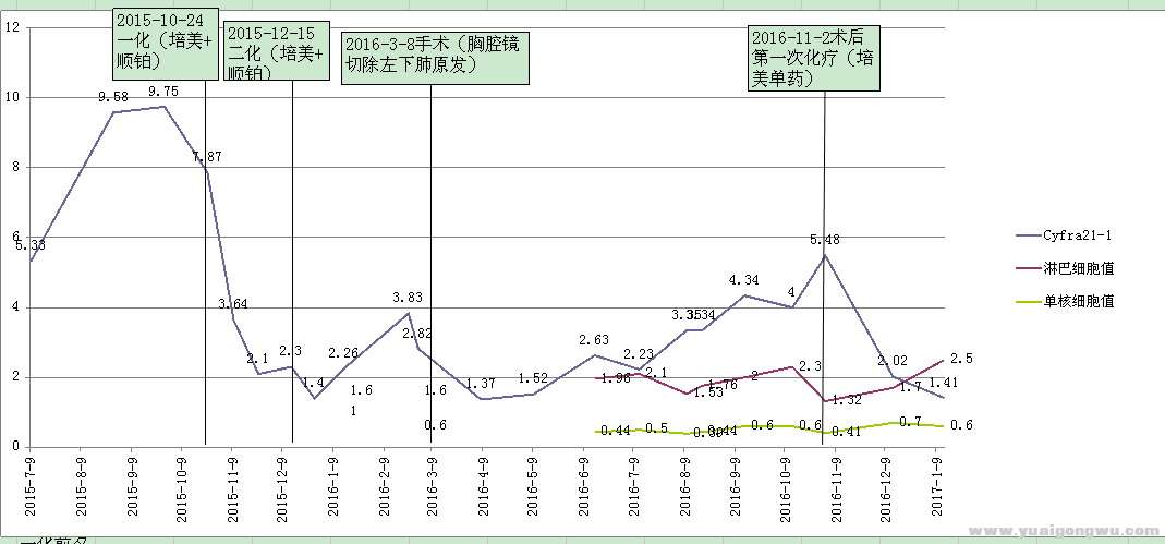 猫猫家敏感肿标走势